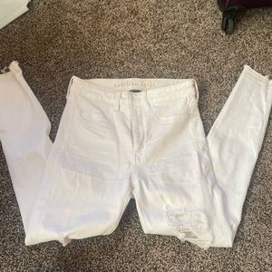 White american eagle jeans skinny